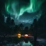 LumiPoster — مخيم تحت الشفق القطبي