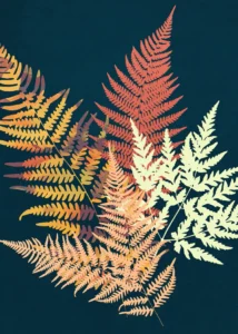 LumiPoster — أوراق سرخس ملونة