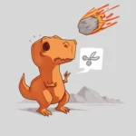 LumiPoster — Dinosaur and meteor game