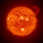 LumiPoster — The sun and its fiery glow