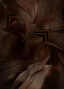 LumiPoster — Deep bronze abstract