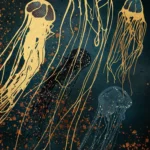 LumiPoster — قناديل البحر الذهبية
