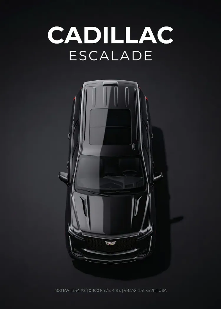 lumi-boards-art-b86fc2183252eac5-1.webp LumiPoster — Cadillac Escalade — top view - Image 1
