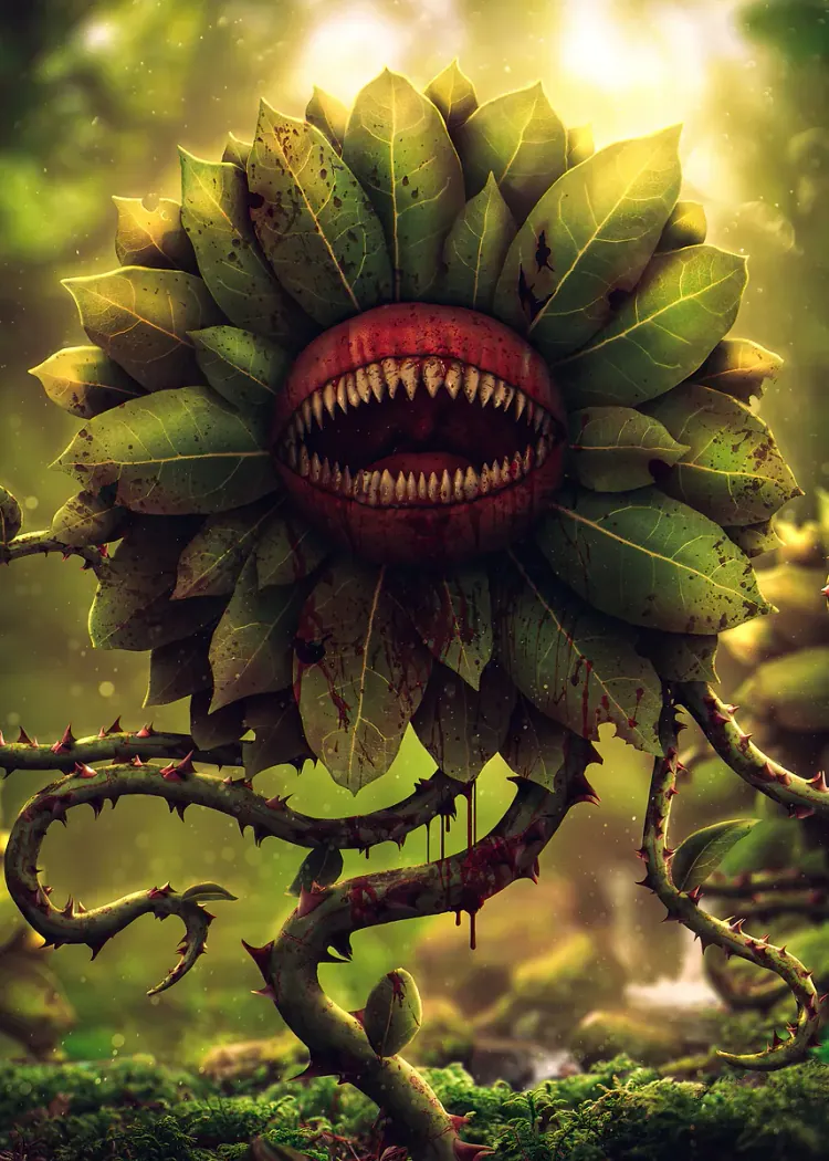 lumi-boards-art-ba7d618d97e3faa6 LumiPoster — زهرة مفترسة - الصورة 1