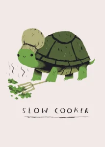 LumiPoster — Chef Turtle — Slowly