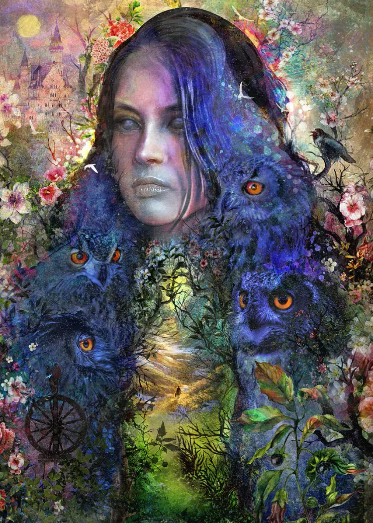 lumi-boards-art-c110db23bde3d08a-1.webp LumiPoster — Portrait and the Blue Forest - Image 1