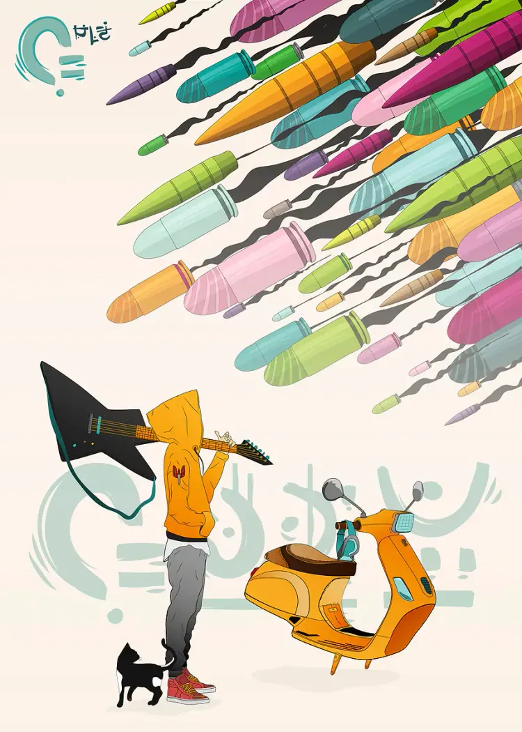 lumi-boards-art-c6c5e3e35891d5ec-1.webp LumiPoster — Umbrella and colored pencils - Image 1