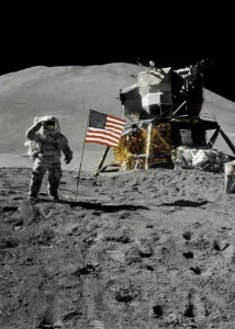 LumiPoster — Astronaut on the moon