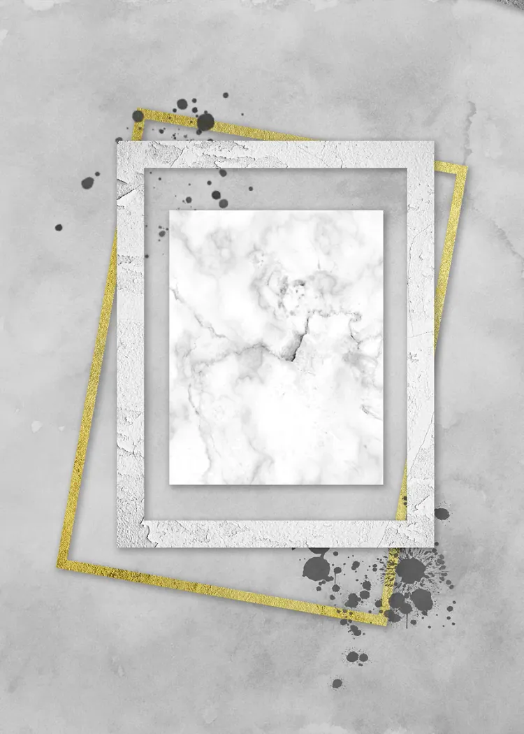lumi-boards-art-c8e9a9dc9fa2564a LumiPoster — إطارات متداخلة وملمس رخامي - الصورة 1