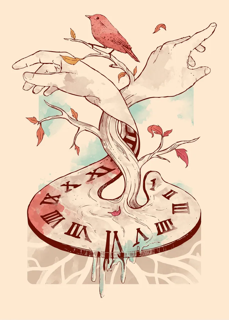 lumi-boards-art-ca894e473c43f0d4-1.webp LumiPoster — The hands of time and the branches of life - Image 1