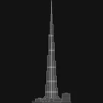 LumiPoster — Burj Khalifa - architectural plan