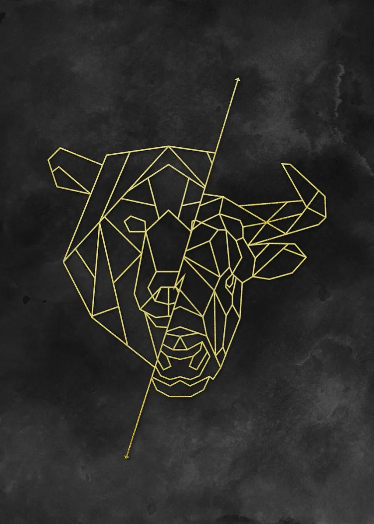 lumi-boards-art-ccfbb998faa36e84-1.webp LumiPoster — Bull and bear with golden stripes - Image 1