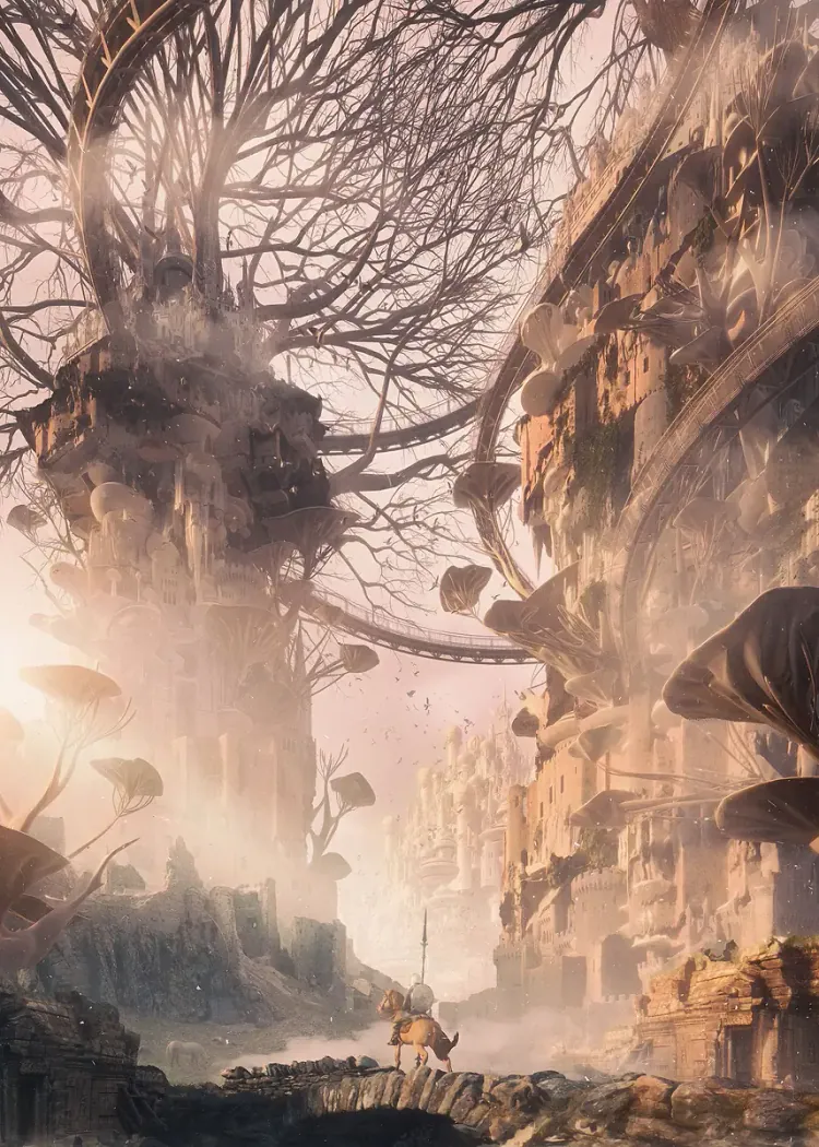 lumi-boards-art-d09e3f5f23f402c9-1.webp LumiPoster — Tree towers and links - Image 1
