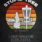 LumiPoster — Disc golf - the stubborn tree