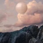 LumiPoster — قمر فوق الجبال
