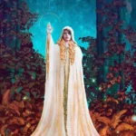LumiPoster — Forest guard in white