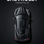 LumiPoster — Chevrolet Corvette C8 — top view