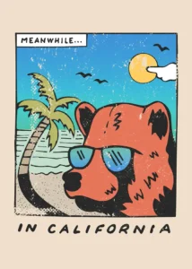 LumiPoster — Bear in California