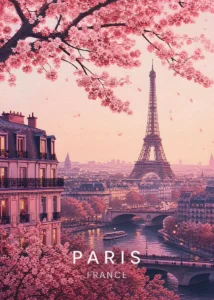 LumiPoster — PARIS — Spring flowers