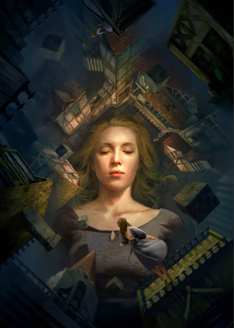 lumi-boards-art-e736aeef1b990242 LumiPoster — امرأة ومدينة الأحلام - الصورة 1