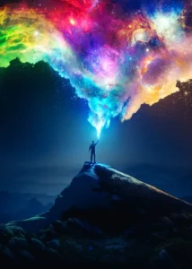 LumiPoster — A touch to the colors of the universe