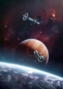 LumiPoster — Communication between astronauts