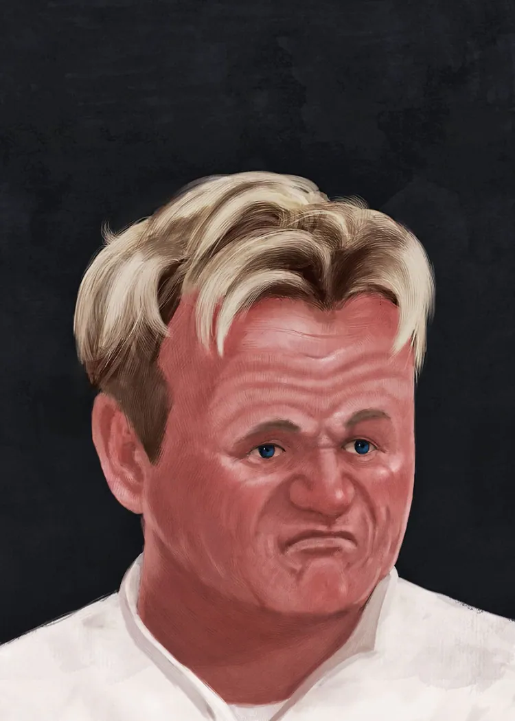 lumi-boards-art-ee3d46b14a510d7d-1.webp LumiPoster — Portrait of Gordon Ramsay - Image 1