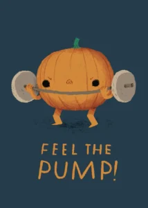 LumiPoster — Sports pumpkin