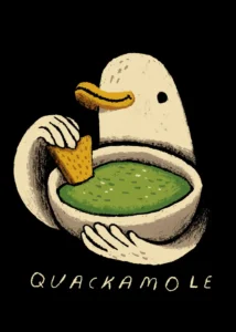 LumiPoster — Duck and guacamole
