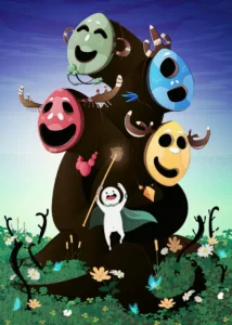 LumiPoster — Colorful tree of spirits