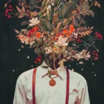 LumiPoster — بورتريه مع حديقة زهور