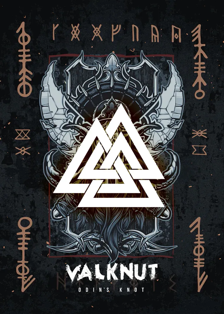 lumi-boards-art-fd7392a264260368-1.webp LumiPoster — Valknut is the Norse knot - Image 1