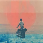 LumiPoster — دراجة فوق المدينة
