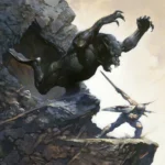 LumiPoster — Face the monster on the ledge