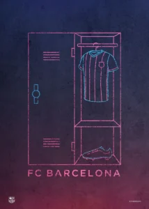 LumiPoster — Barcelona shirt wardrobe