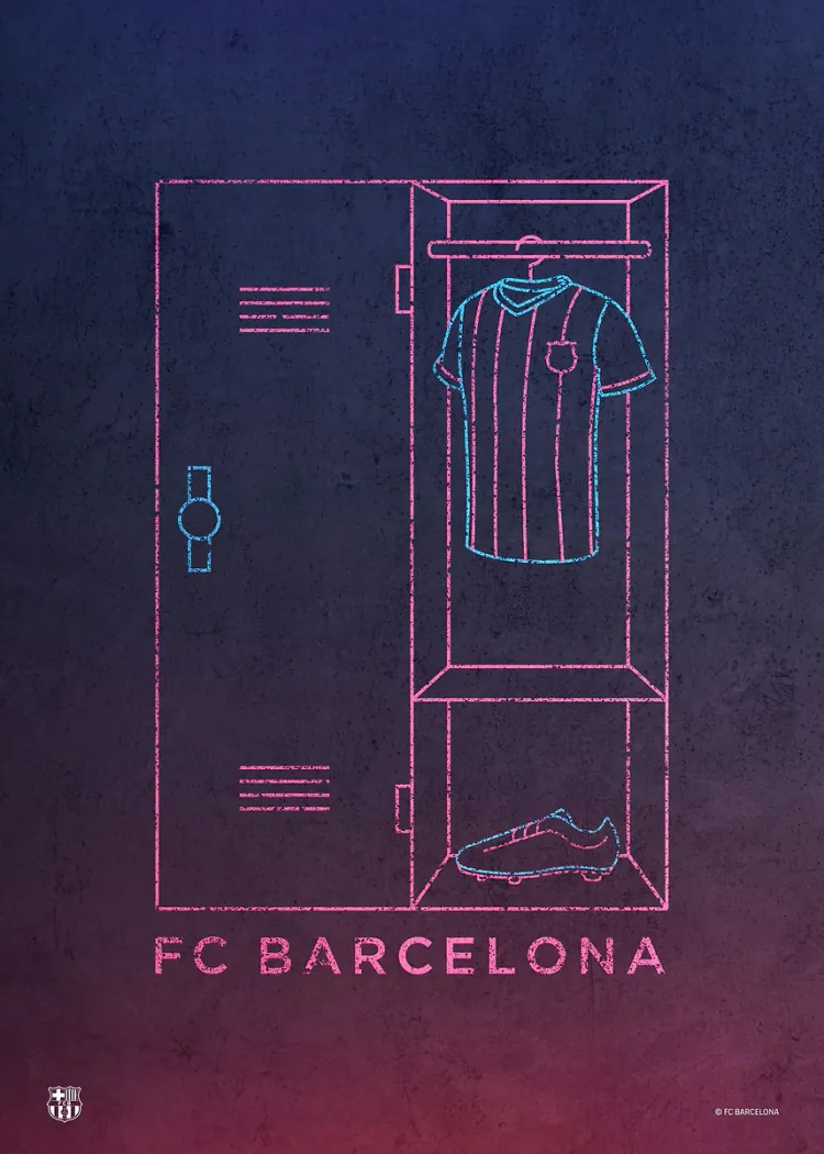 lumi-boards-football-0fb22fd9e8edb3e7 LumiPoster — برشلونة خزانة القميص - الصورة 1
