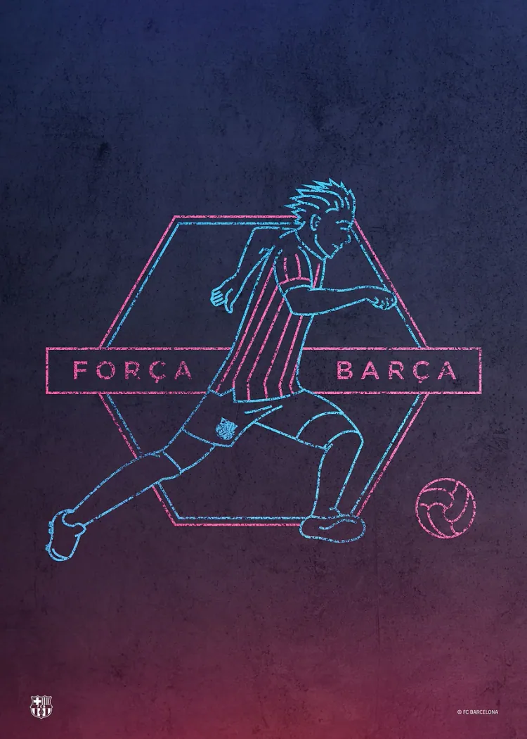 lumi-boards-football-4175a5e3c07b1d1f LumiPoster — برشلونة انطلاقة فورسا - الصورة 1