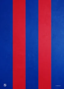 LumiPoster — Barcelona red and blue lines