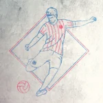 LumiPoster — برشلونة تسديدة بخطوط فنية