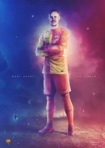 LumiPoster — Ter Stegen Barcelona Aura