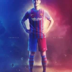 LumiPoster — Frenkie de Jong Barcelona's aura