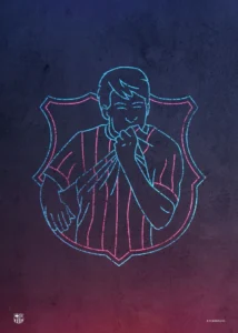 LumiPoster — Barcelona is the passion of the player
