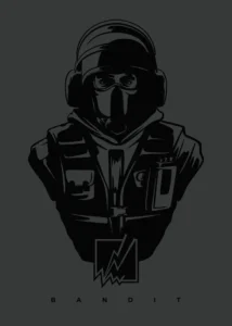 LumiPoster — Dark Rainbow Six Bandit