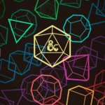LumiPoster — Dungeons & Dragons - Colorful Dice