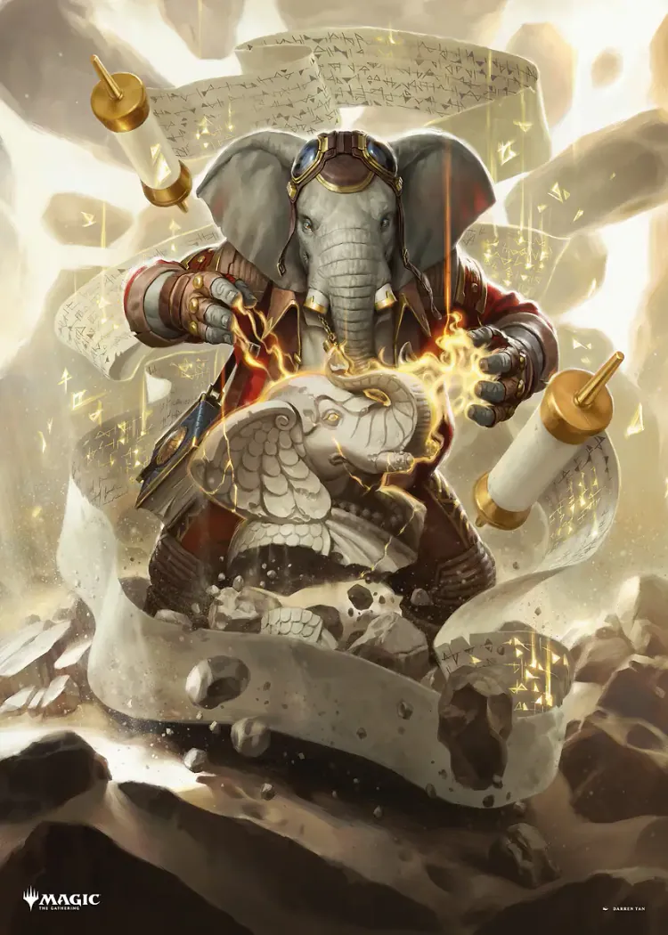 lumi-boards-gaming-07edbf65977f2f78-1.webp LumiPoster — Magic — Elephant Warrior - Image 1
