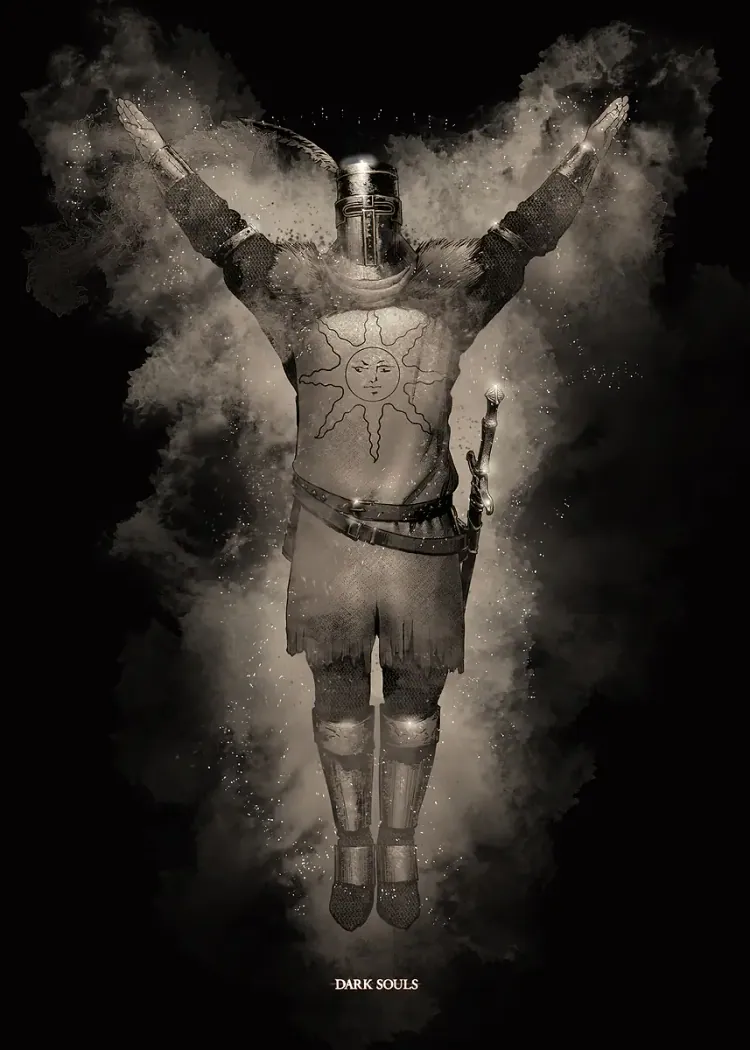 lumi-boards-gaming-0b05f59814e9c558-1.webp LumiPoster — Dark Souls — Warrior of the Sun - Image 1