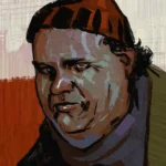 LumiPoster — Disco Elysium - The owner of the orange striped hat