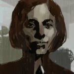 LumiPoster — Disco Elysium - portrait in shades of brown