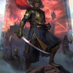 LumiPoster — Gwent Warrior and the Red Flag