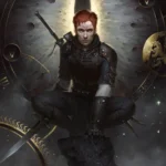 LumiPoster — Gwent the red warrior